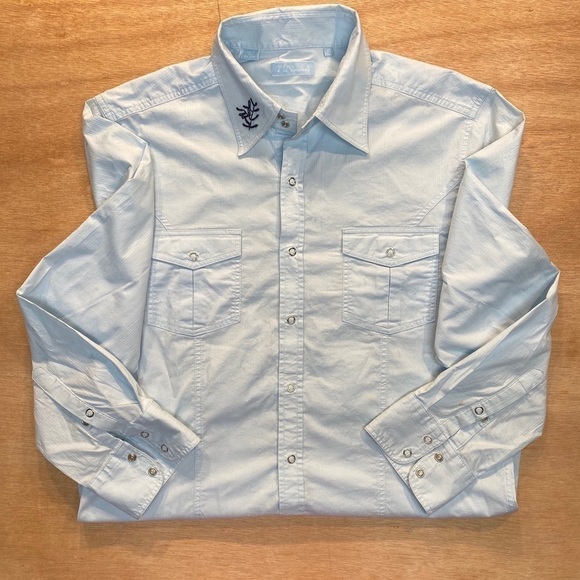 7 DIAMONDS Button Down XL - Picture 1 of 5
